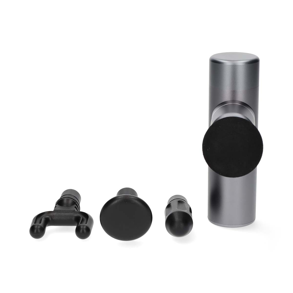 SmartLife Sportmassagepistool | Accu gevoed | Ingebouwde Lithium-Ion | Oplaadbaar | 5 Massage Modes | Bolvormige kop / Conische kop / Platte kop / Tasje / U-vormige kop | Donkergrijs - Afbeelding 3