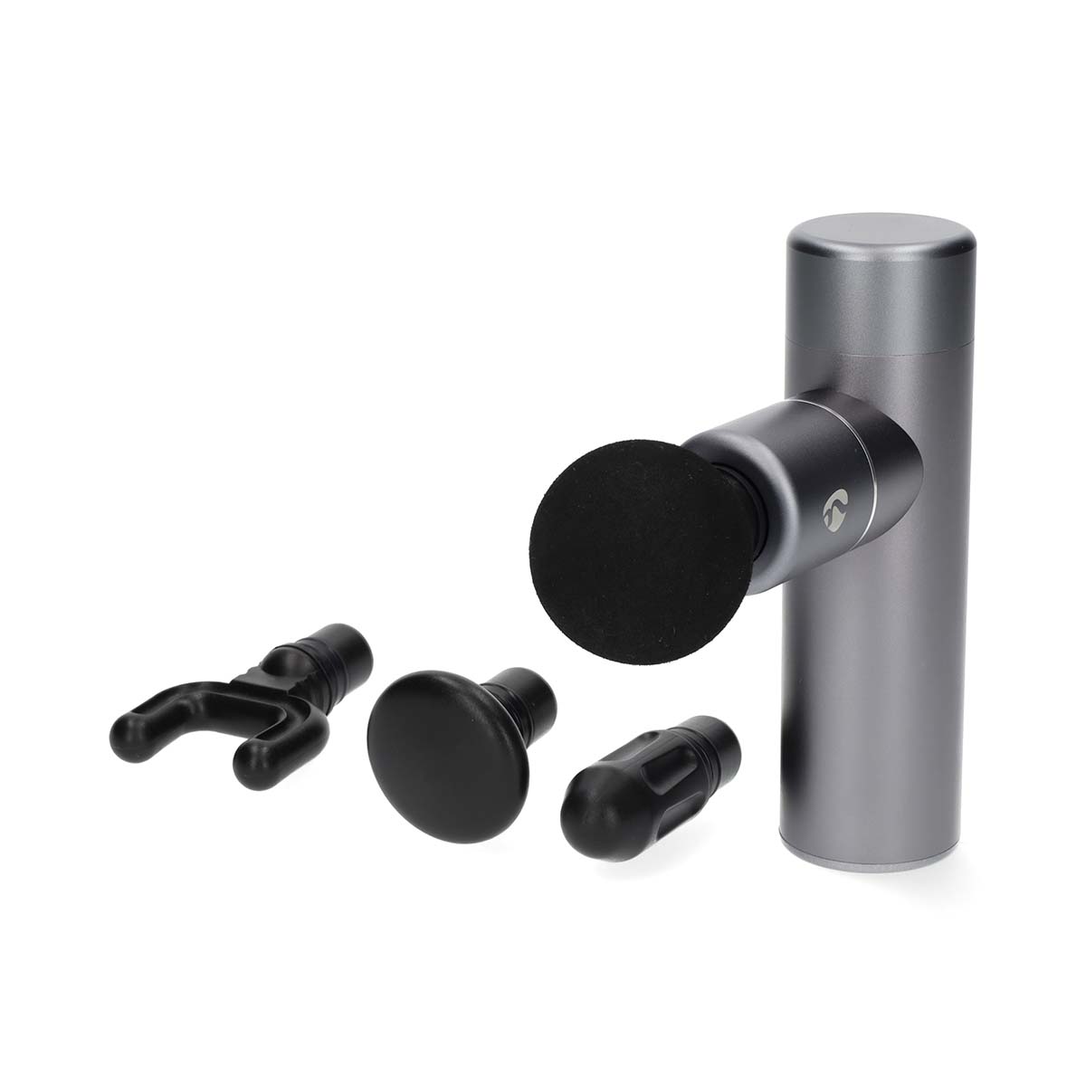 SmartLife Sportmassagepistool | Accu gevoed | Ingebouwde Lithium-Ion | Oplaadbaar | 5 Massage Modes | Bolvormige kop / Conische kop / Platte kop / Tasje / U-vormige kop | Donkergrijs - Afbeelding 9