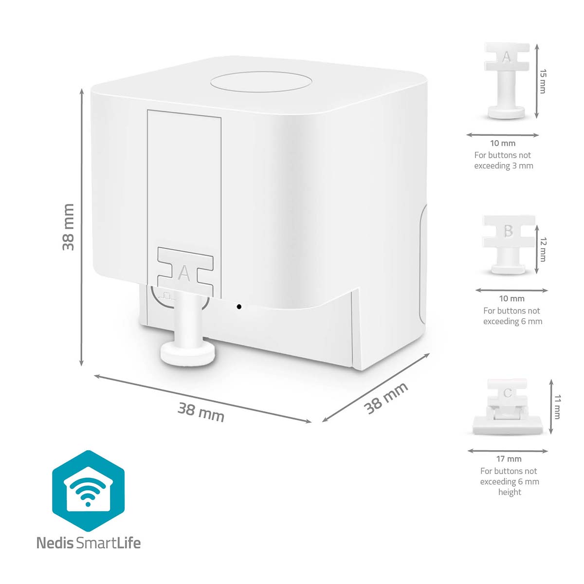 SmartLife-vingerrobot | CR2 | 1000 mAh | Bluetooth® | Drie soorten vingers - Afbeelding 11