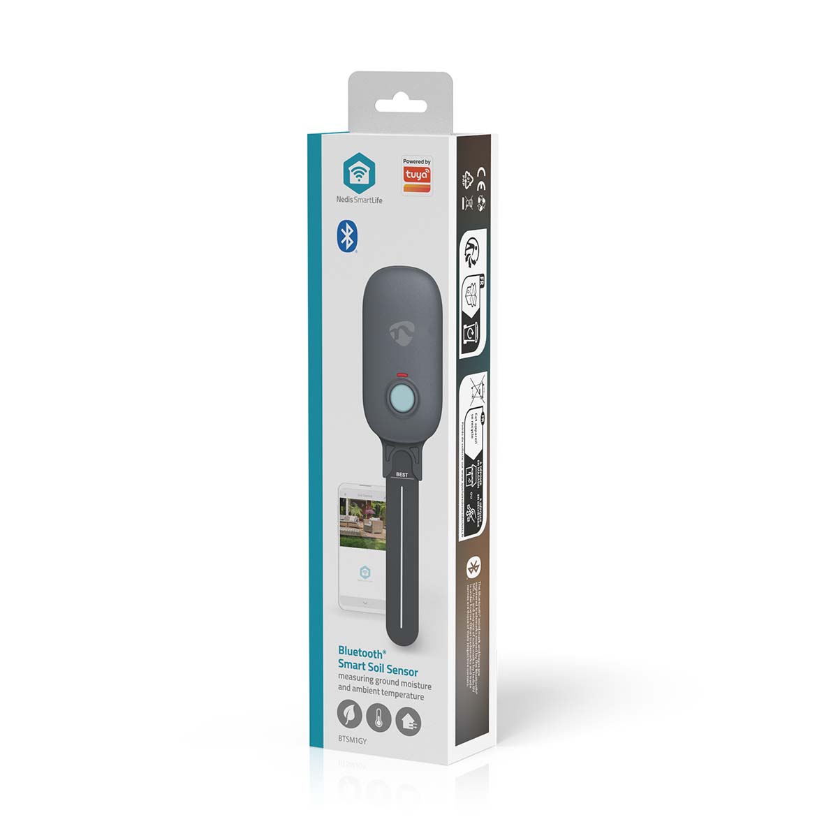 SmartLife Bodemvochtmeter | Bluetooth® | Batterij Gevoed | IP55 | 0 - 100 % | Android™ / IOS - Afbeelding 11