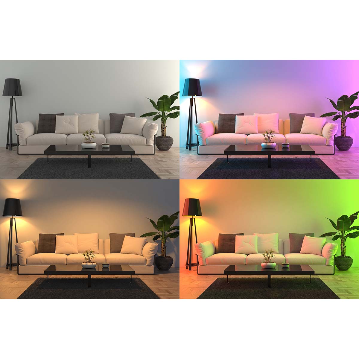 SMARTBULB10 Smart LED kleurenlamp met Wi-Fi E27 9W - Afbeelding 5
