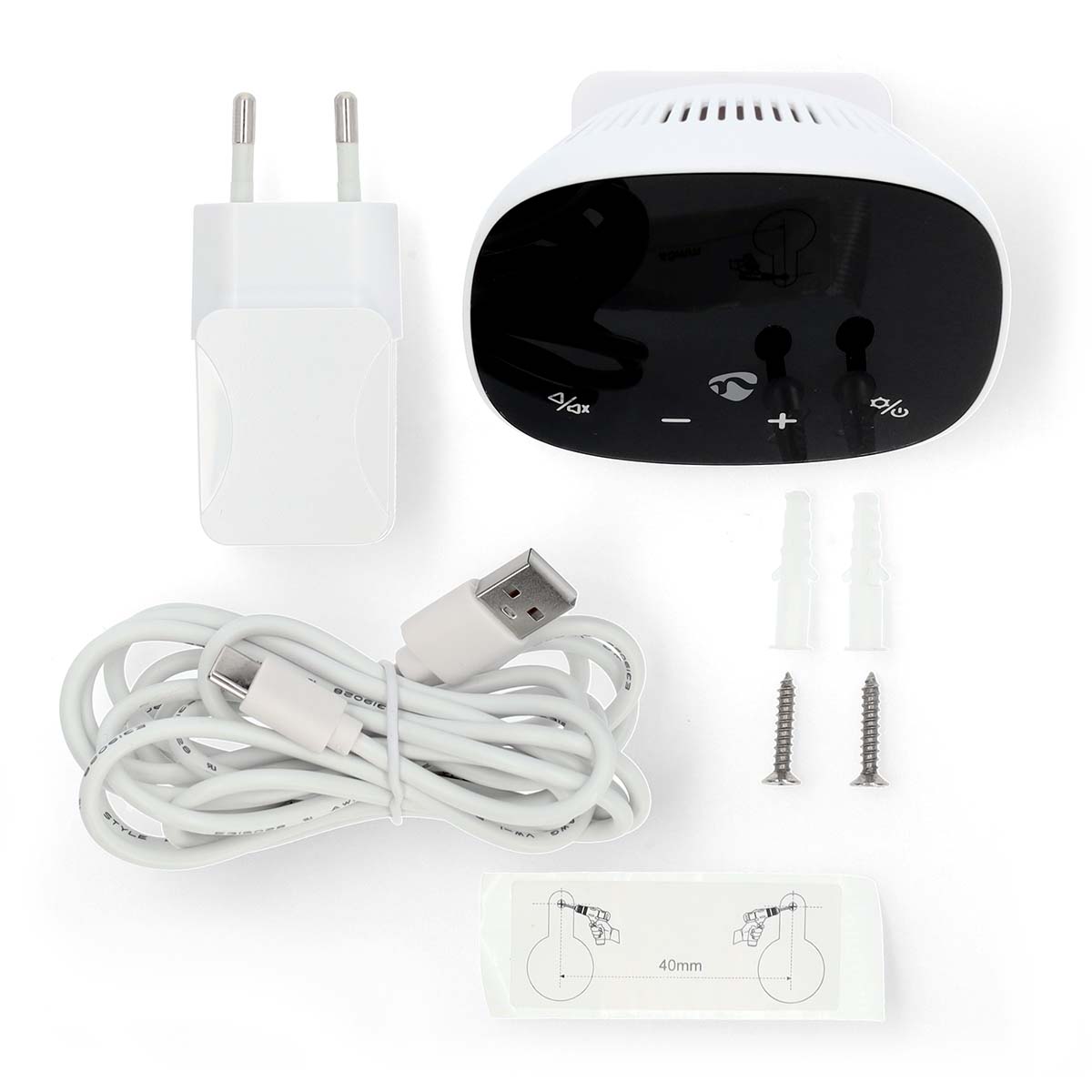 SmartLife Luchtkwaliteitsmonitor | Wi-Fi | Inclusief display | Koolstofdioxide (CO2) / Temperatuur / Vochtigheid | Android™ / IOS | Wit / Zwart - Afbeelding 16