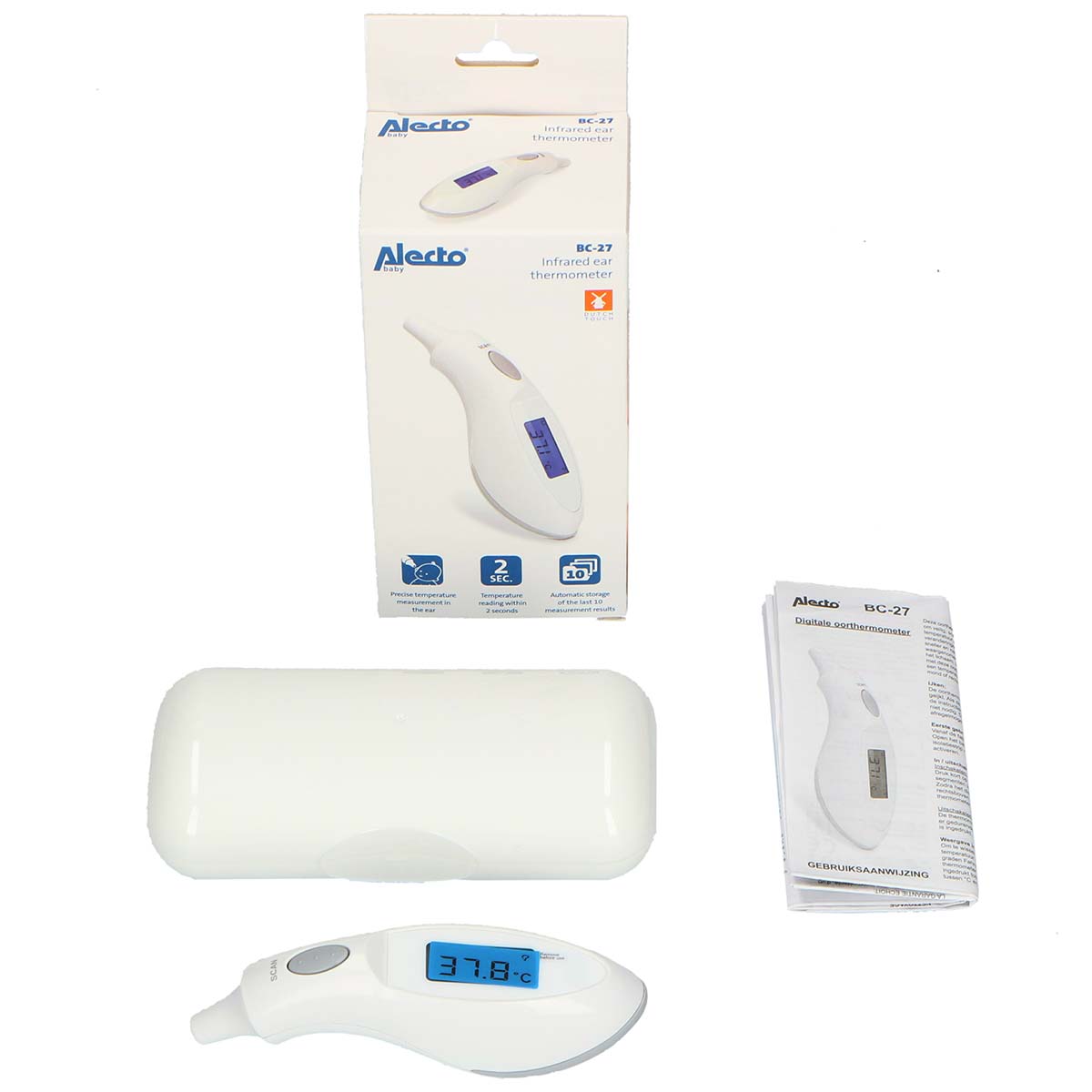 BC-27 Infrarood oorthermometer wit - Afbeelding 10