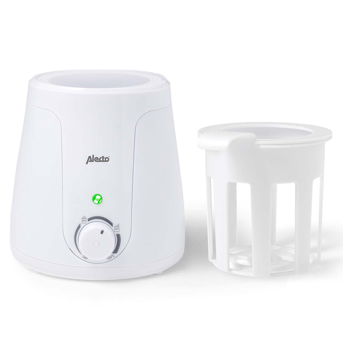 Flessenwarmer wit