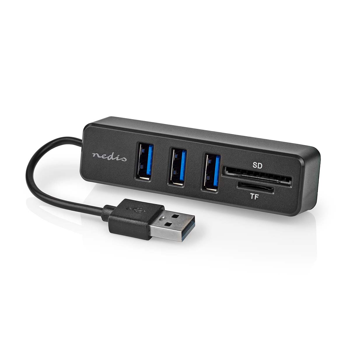 USB-Hub | 1x USB-A | 3x USB A Female | 5-Poorts poort(en) | USB 2.0 | USB Gevoed | SD & MicroSD - Afbeelding 7