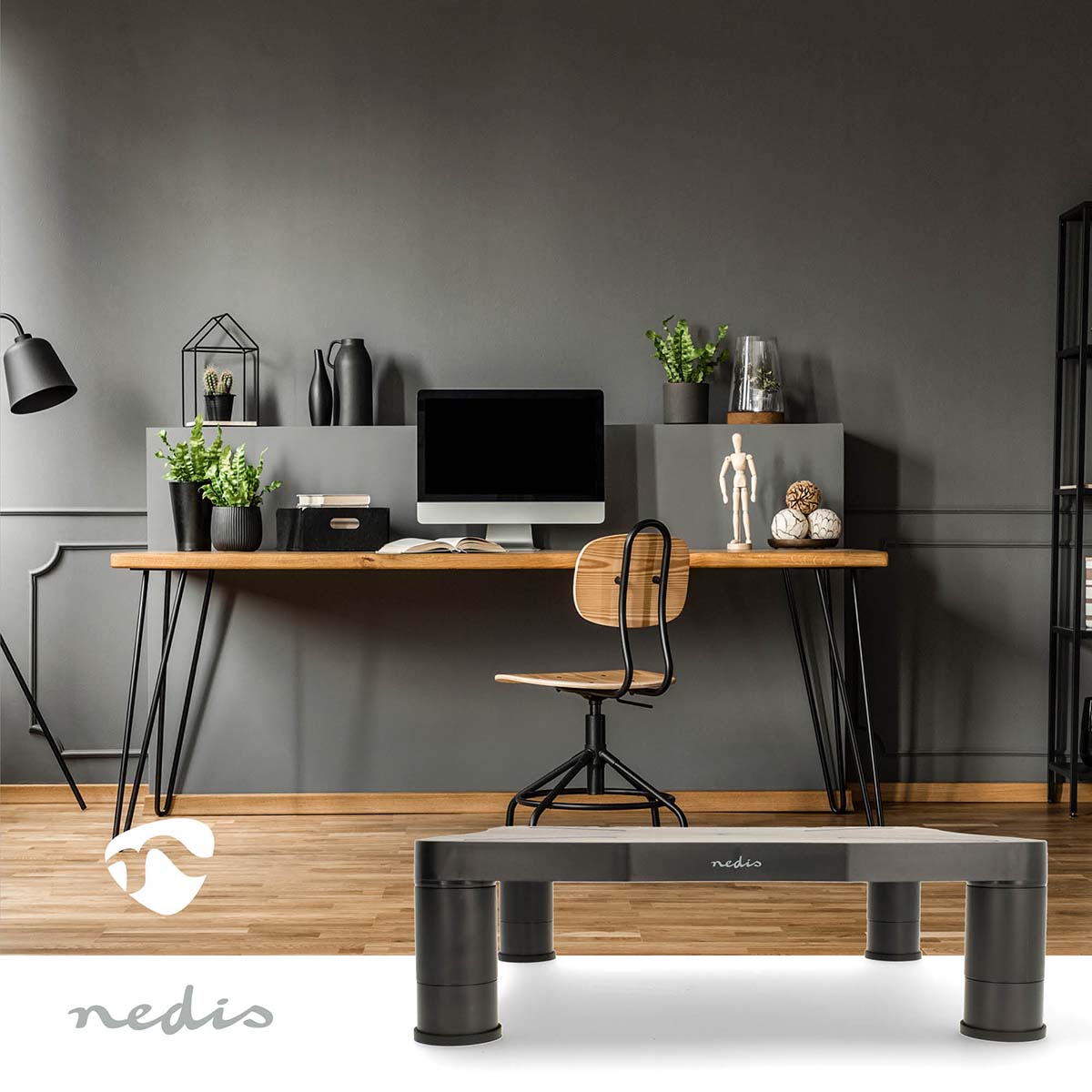 Monitorstandaard | Ergonomie: Yes | Maximaal draagvermogen: 18 kg | Universeel | Verstelbare hoogte: Ja - Afbeelding 2