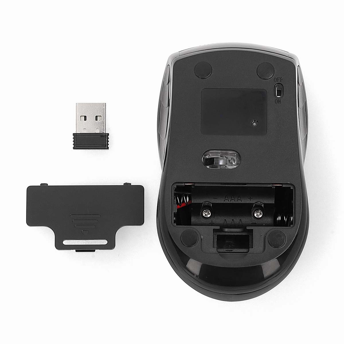 Muis | Draadloos | 800 / 1200 / 1600 dpi | Instelbare DPI | Aantal knoppen: 4 | Tweehandig - Afbeelding 8