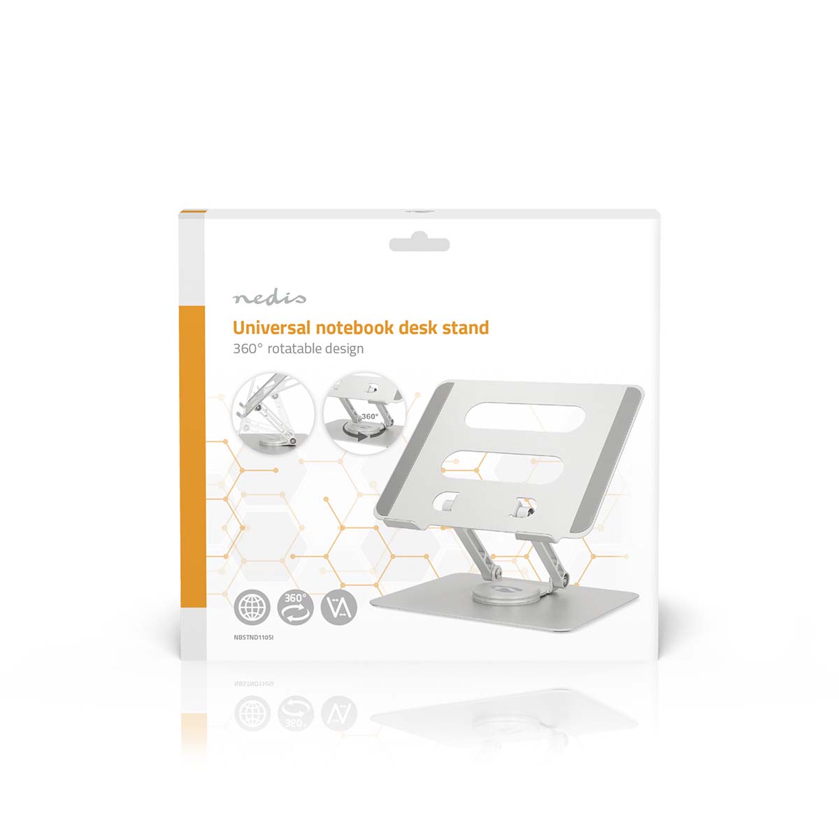 Notebookstandaard | 17 " | Zonder Verlichting | Opvouwbaar | 360 graden draaibaar - Afbeelding 14