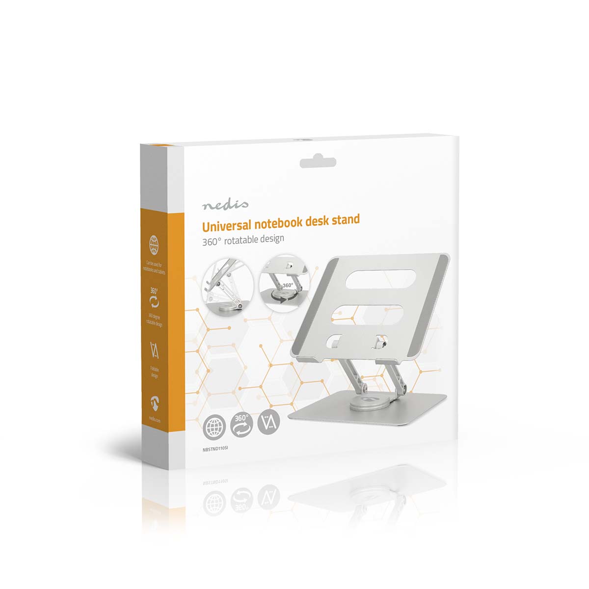 Notebookstandaard | 17 " | Zonder Verlichting | Opvouwbaar | 360 graden draaibaar - Afbeelding 16