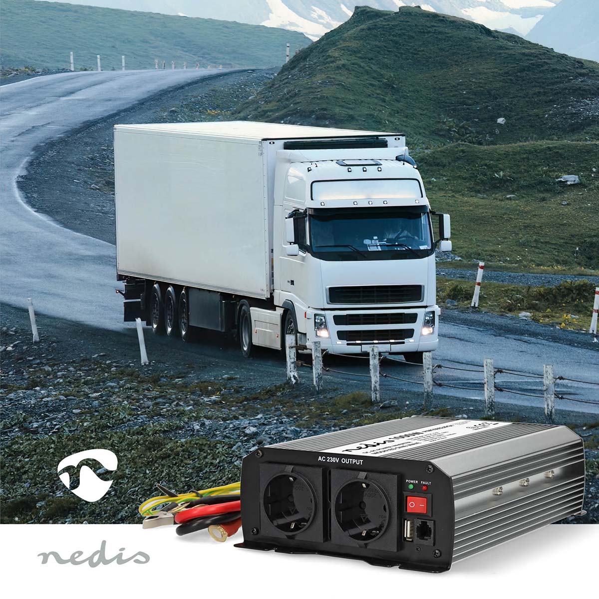 Omvormer Gemodificeerde Sinusgolf - 12V - 1000 W - Afbeelding 2