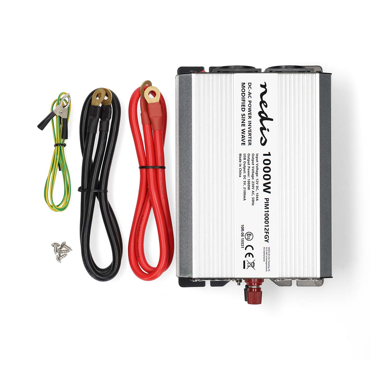 Omvormer Gemodificeerde Sinusgolf - 12V - 1000 W - Afbeelding 12