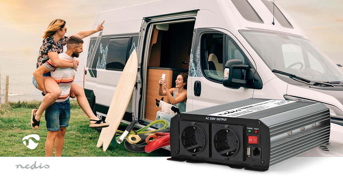 Omvormer Gemodificeerde Sinusgolf - 12V - 1000 W - Afbeelding 13