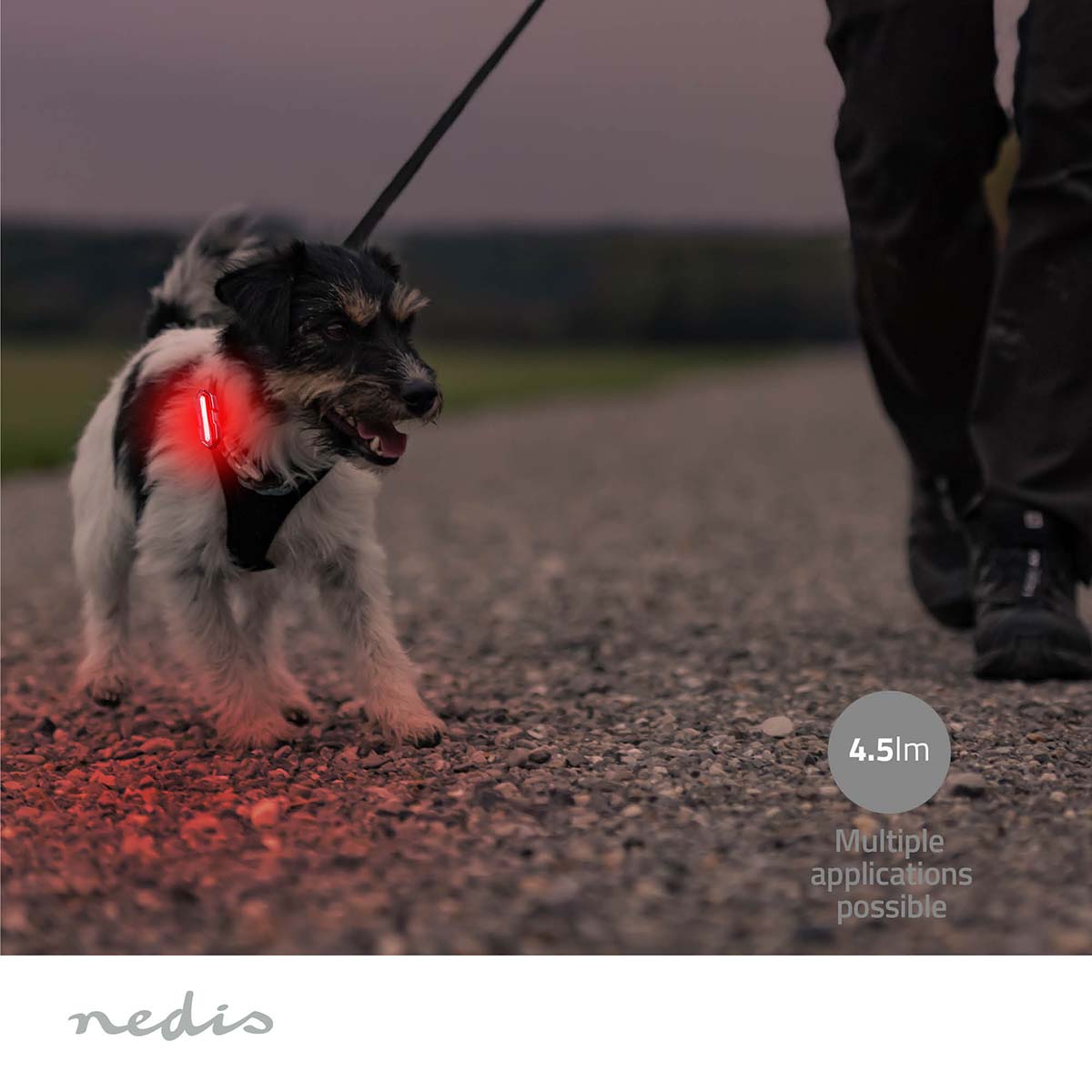 Fietslamp | Batterij Gevoed | 5 V DC | 3 W | Incl. batterij(en) | Oplaadbaar | 400 lm | 4.5 lm | 100 m | 110 ° - Afbeelding 12