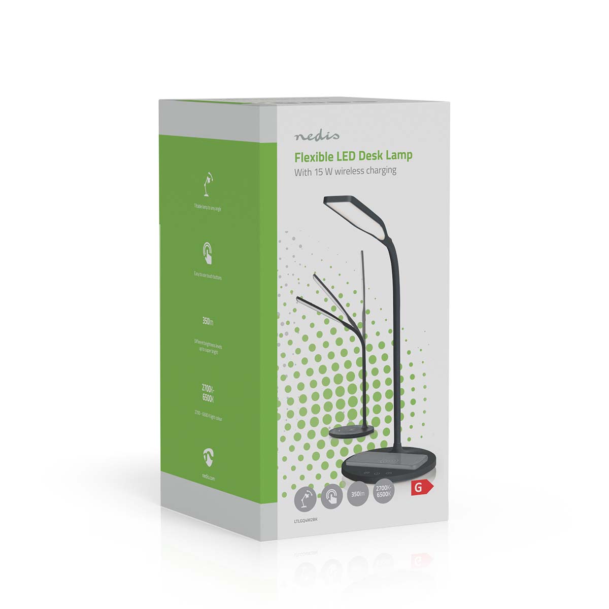 LED-Lamp met Draadloze Lader | Dimmer - Op Product | LED / Qi | 15 W | Met dimfunctie | Koel Wit / Natuurlijk Wit / Warm Wit | 2700 - 6500 K - Afbeelding 11