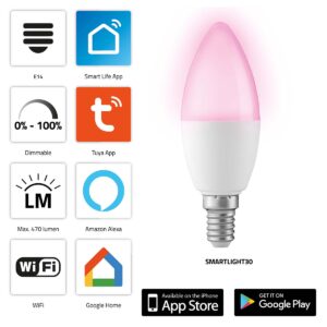 SMARTLIGHT30 Smart LED-kleurenlamp met Wi-Fi