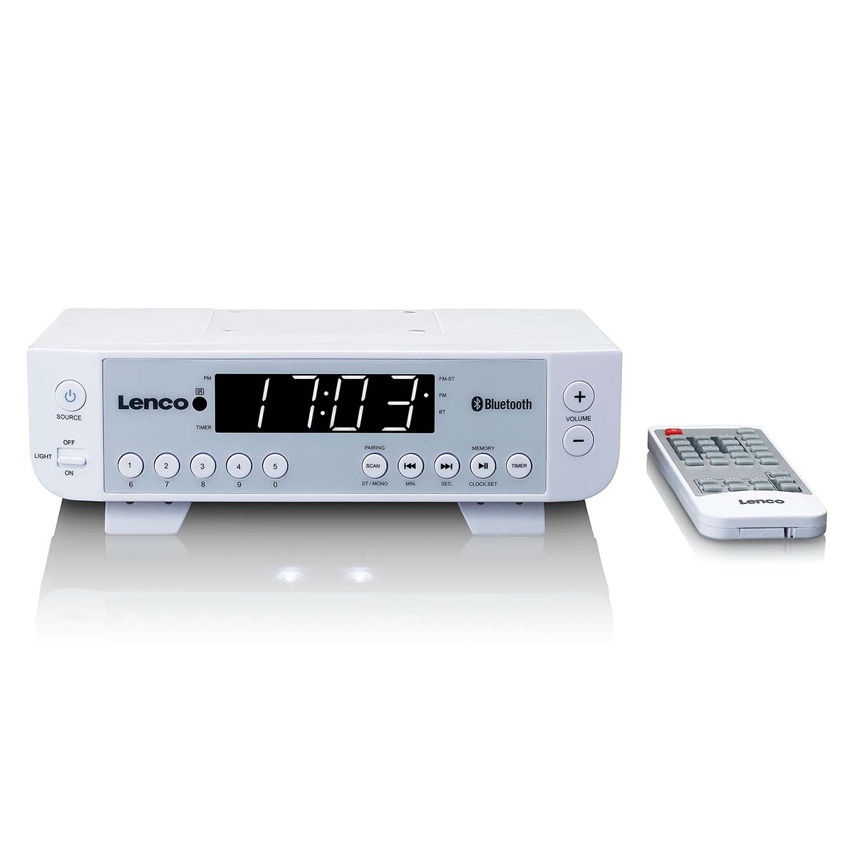 FM-keukenradio met Bluetooth® LED-verlichting en timer Wit - Afbeelding 2