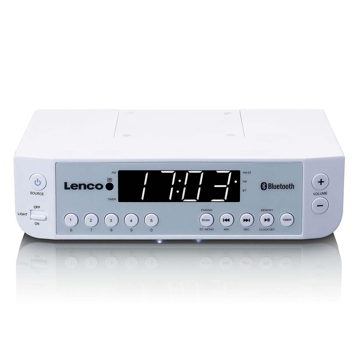 FM-keukenradio met Bluetooth® LED-verlichting en timer Wit - Afbeelding 3