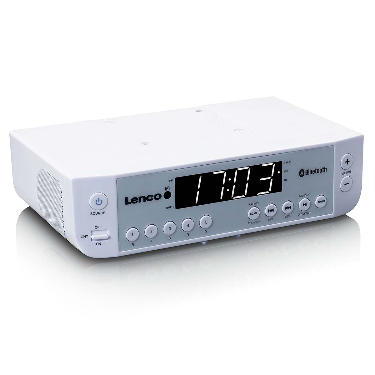 FM-keukenradio met Bluetooth® LED-verlichting en timer Wit - Afbeelding 6