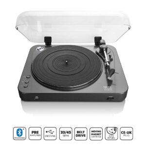 Platenspeler met directe codering en Bluetooth® Zwart