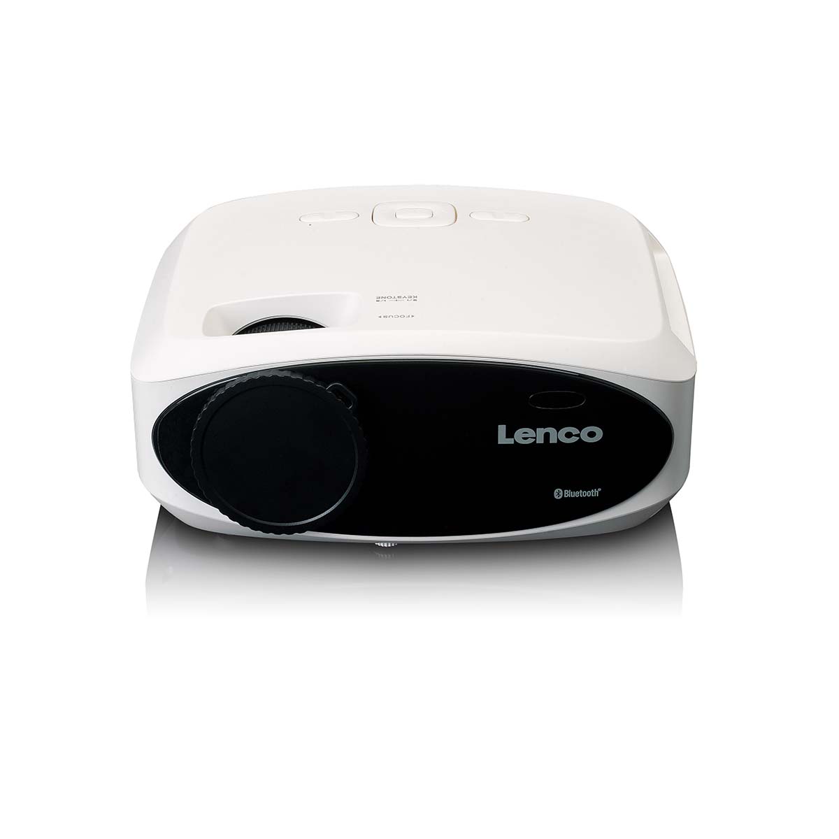 Full HD 1080P LCD-projector met Bluetooth Wit - Afbeelding 2