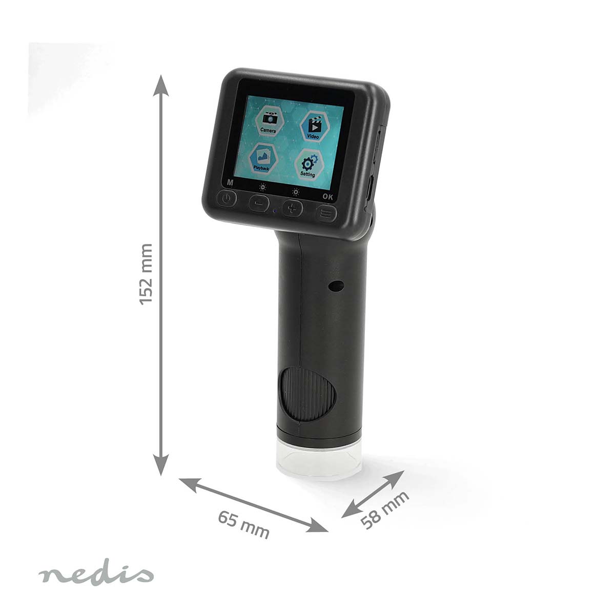 Microscoopcamera | 1080p@30fps | 48 MPixel | Zoom: 8 x | Vergroting: 500 x | Scherm grootte: 2 " | Ja | Zwart - Afbeelding 13