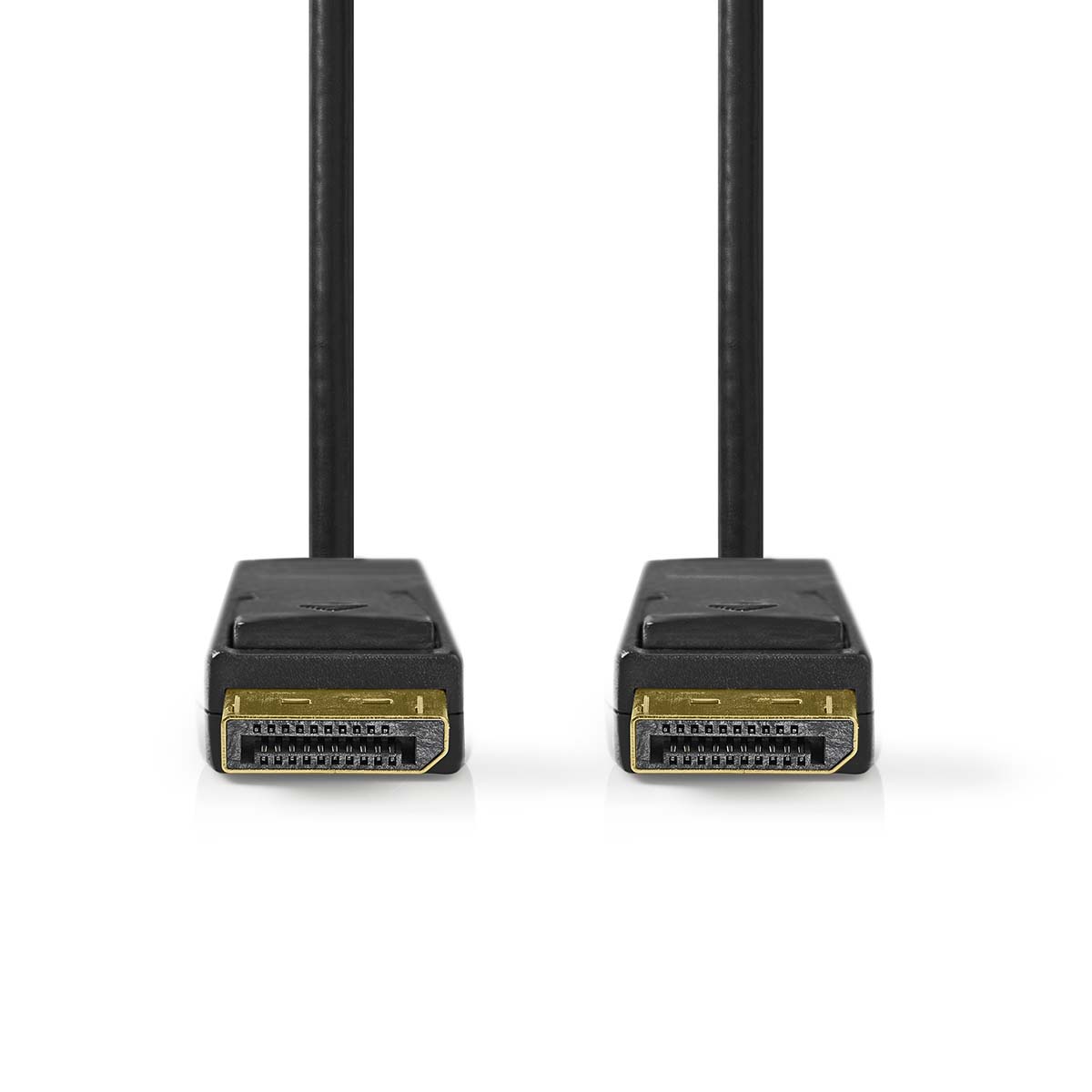 DisplayPort-Kabel | DisplayPort Male | DisplayPort Male | 8K@60Hz | Verguld | 3.00 m | Rond | PVC | Zwart | Label - Afbeelding 2