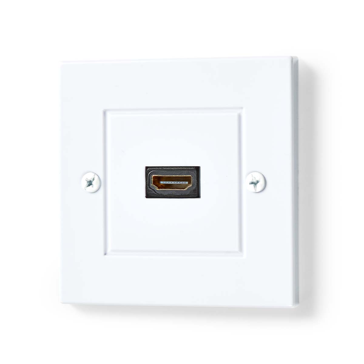 HDMI™ Wandcontactdoos | 1x HDMI™ Female | 4K@60Hz | HDMI™ Output | Zwart | 18 Gbps | Verguld | Doos - Afbeelding 3