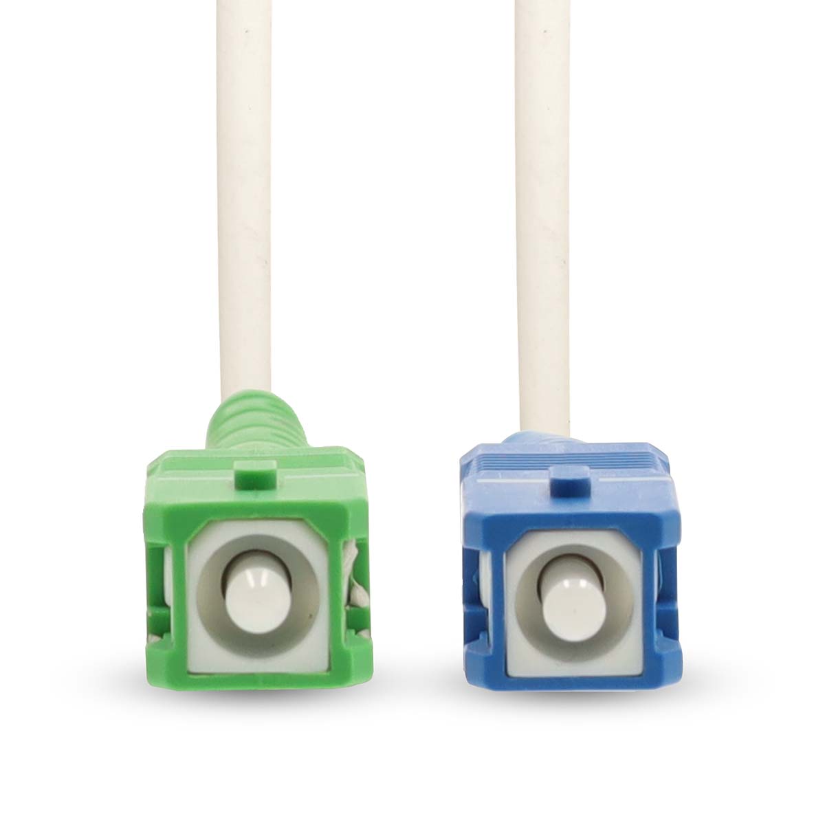 Glasvezel Patchkabel | SMF (Single Mode Phase) | SC/APC | SC/UPC | 100 Gbps | 2.00 m | Wit | Gift Box met Euro Lock - Afbeelding 2