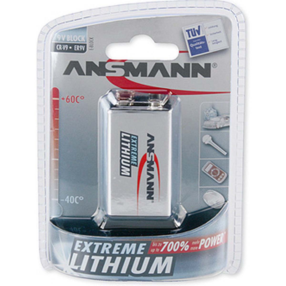 9V Extreme Lithium-batterij - Afbeelding 2