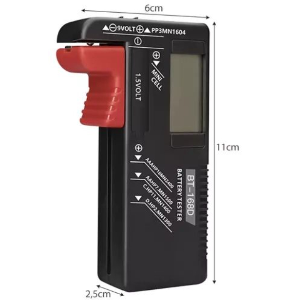 Batterijentester voor de meeste type batterijen - Afbeelding 3
