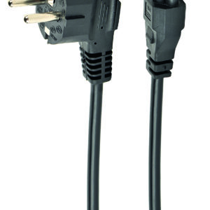 Netsnoer (C5)  met randaarde, 1 meter