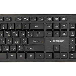 Draadloze desktop set, zwart, US-layout