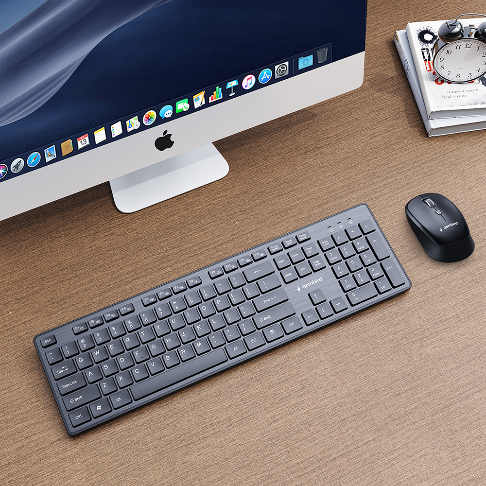 Draadloze desktop set, zwart, US-layout - Afbeelding 2