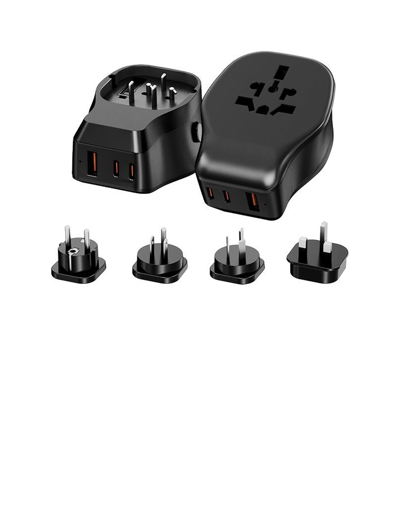 Universele reisstekkerset met USB lader, 20 W, wit - Afbeelding 7