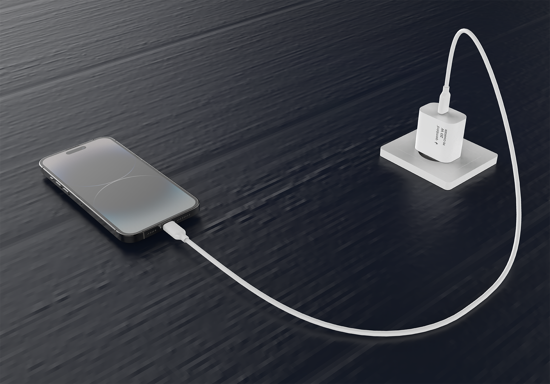 USB snellader 1xC 20W wit - Afbeelding 5