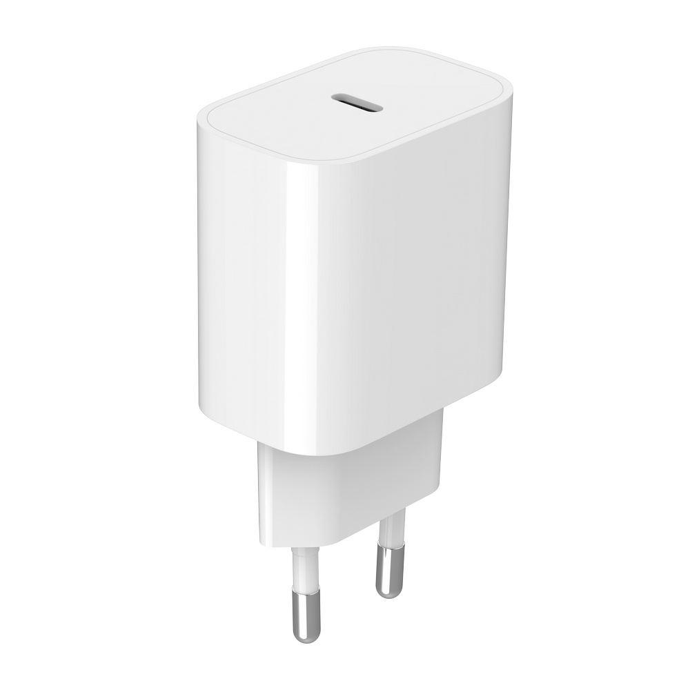 USB snellader 1xC 20W wit - Afbeelding 2