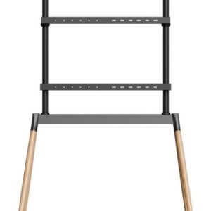 TV vloerstandaard, 55'' - 86'', zwart/hout
