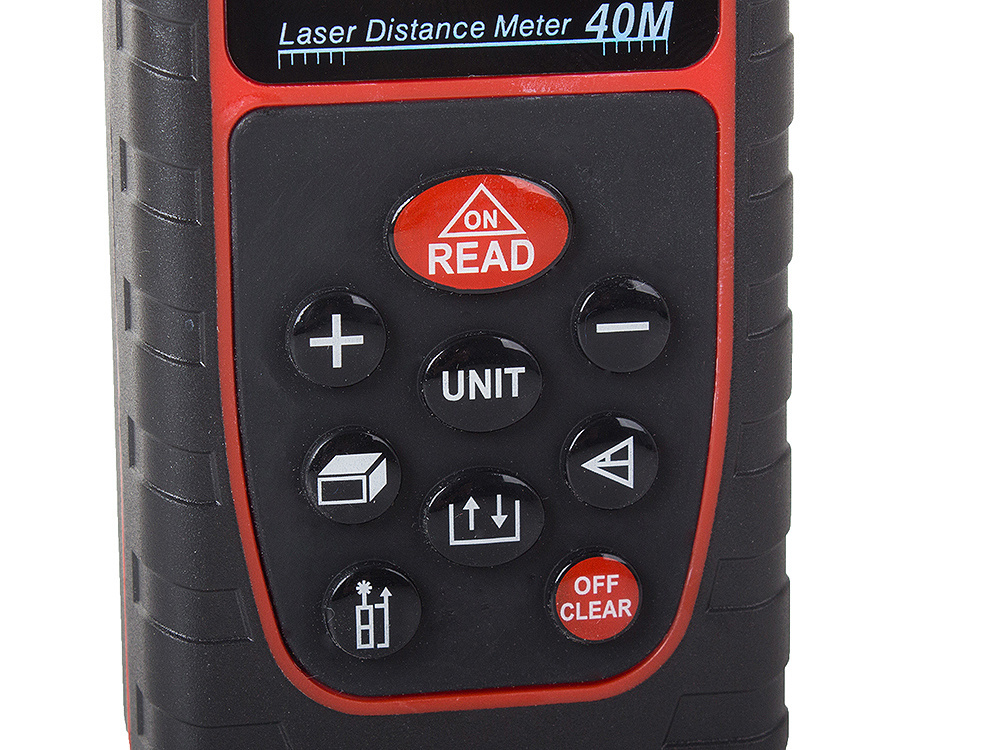 Digitale Laser Afstandsmeter 40 Meter - Afstand, Oppervlakte & Volume - Afbeelding 6