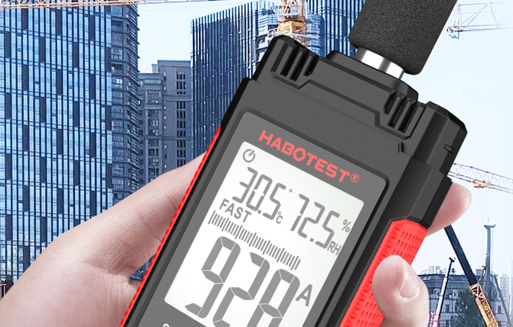 Geluidsniveaumeter โ Nauwkeurige Decibelmeter met LCD Scherm - Afbeelding 4