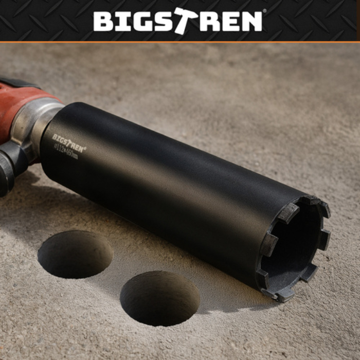 Diamant kernboor 112 x 460 mm – 1 1/4" UNC voor beton en steen - Muurboor - Afbeelding 6