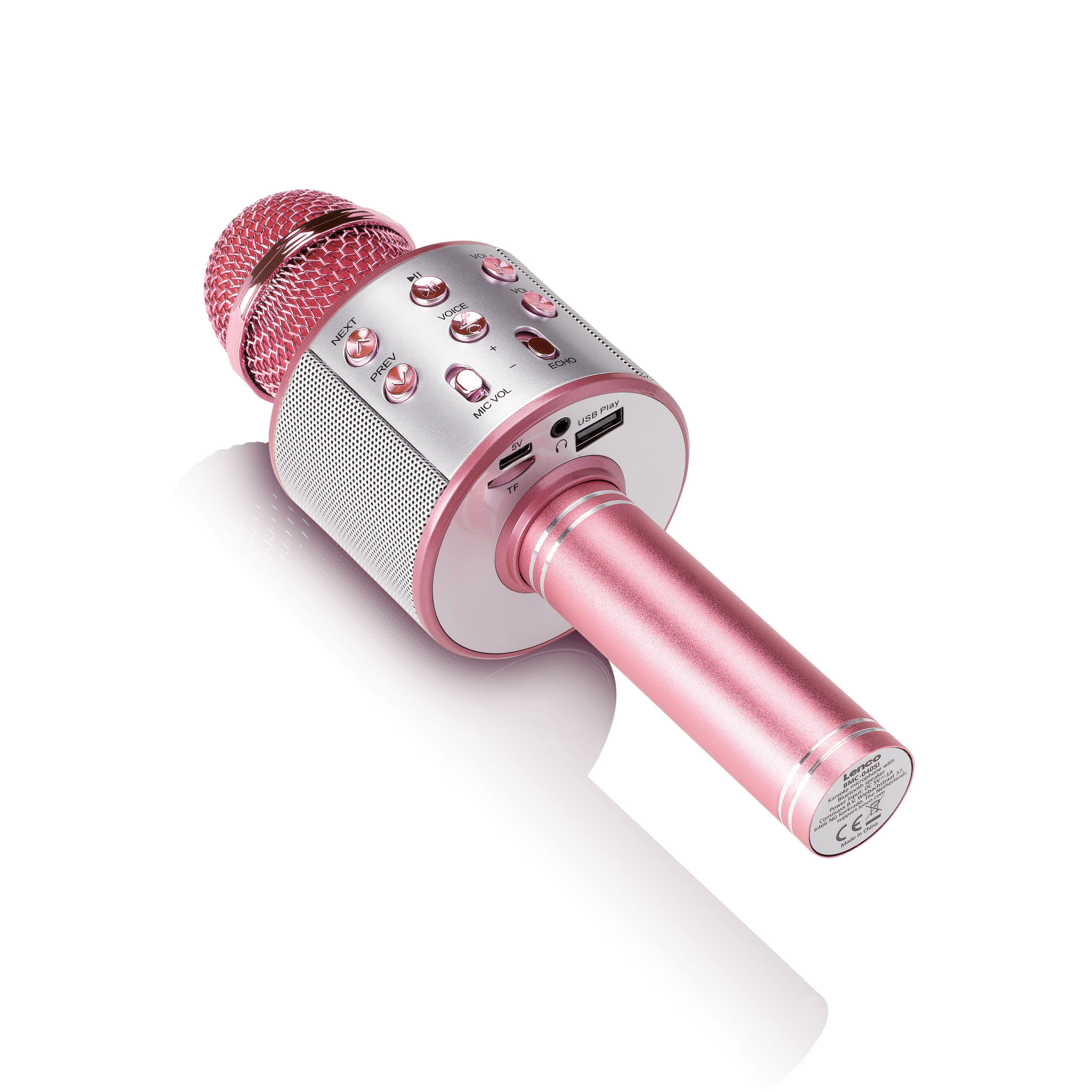 Karaokemicrofoon met Bluetooth-luidspreker, USB en Micro SD-speler - Afbeelding 6