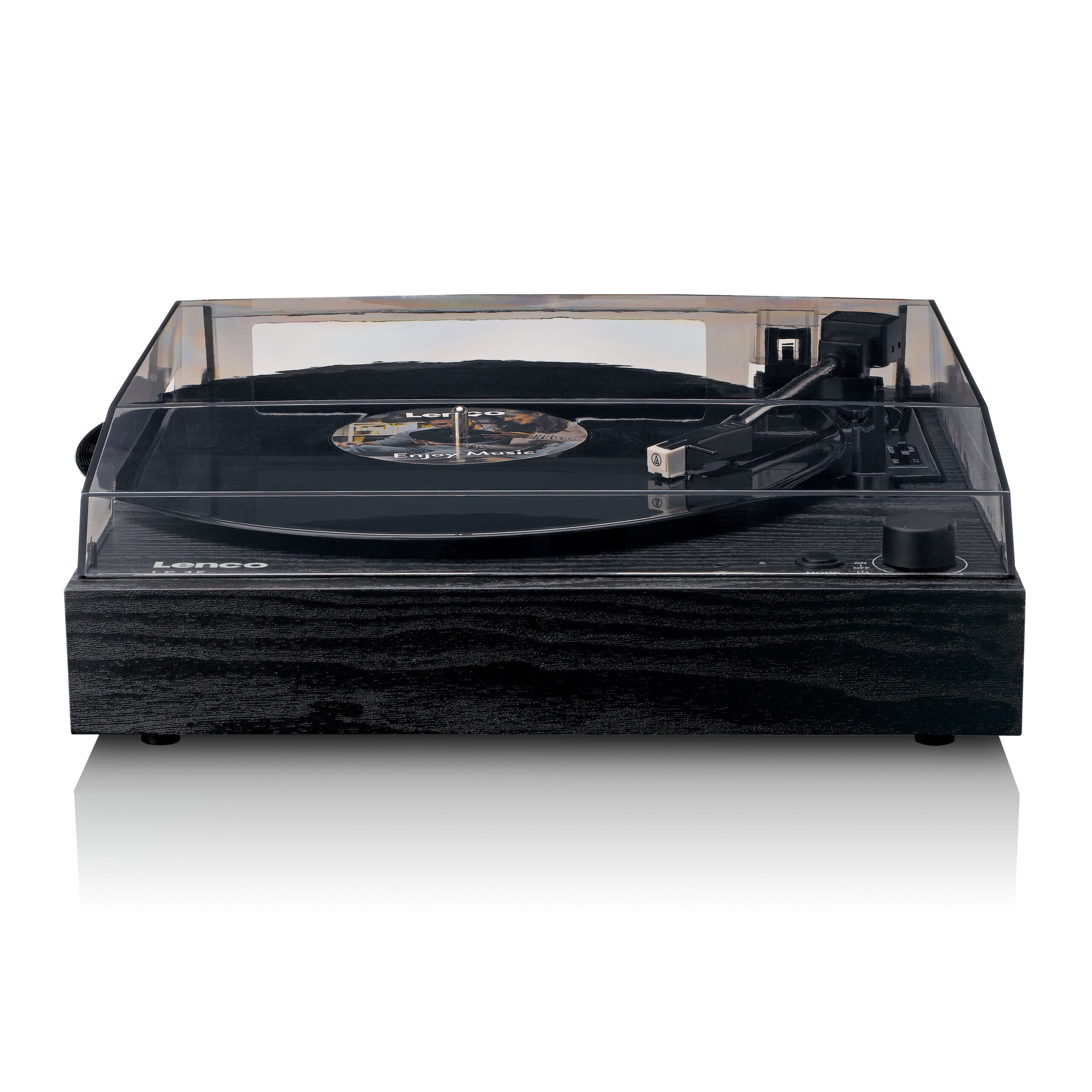 Platenspeler met Bluetooth®, twee ingebouwde luidsprekers en AT3600L cassette Zwart - Afbeelding 2