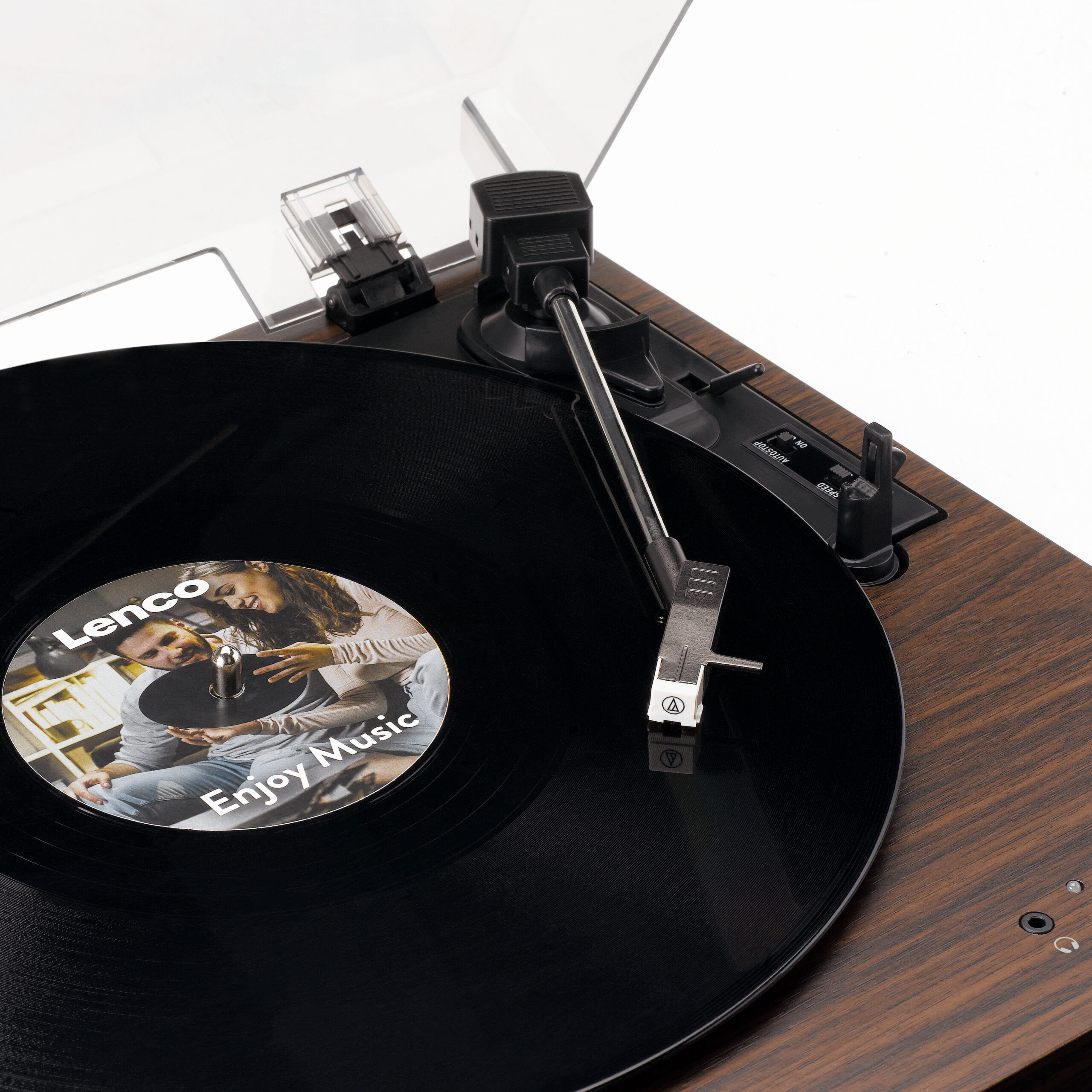 Platenspeler met Bluetooth®, twee ingebouwde luidsprekers en AT3600L cassette Wood - Afbeelding 11
