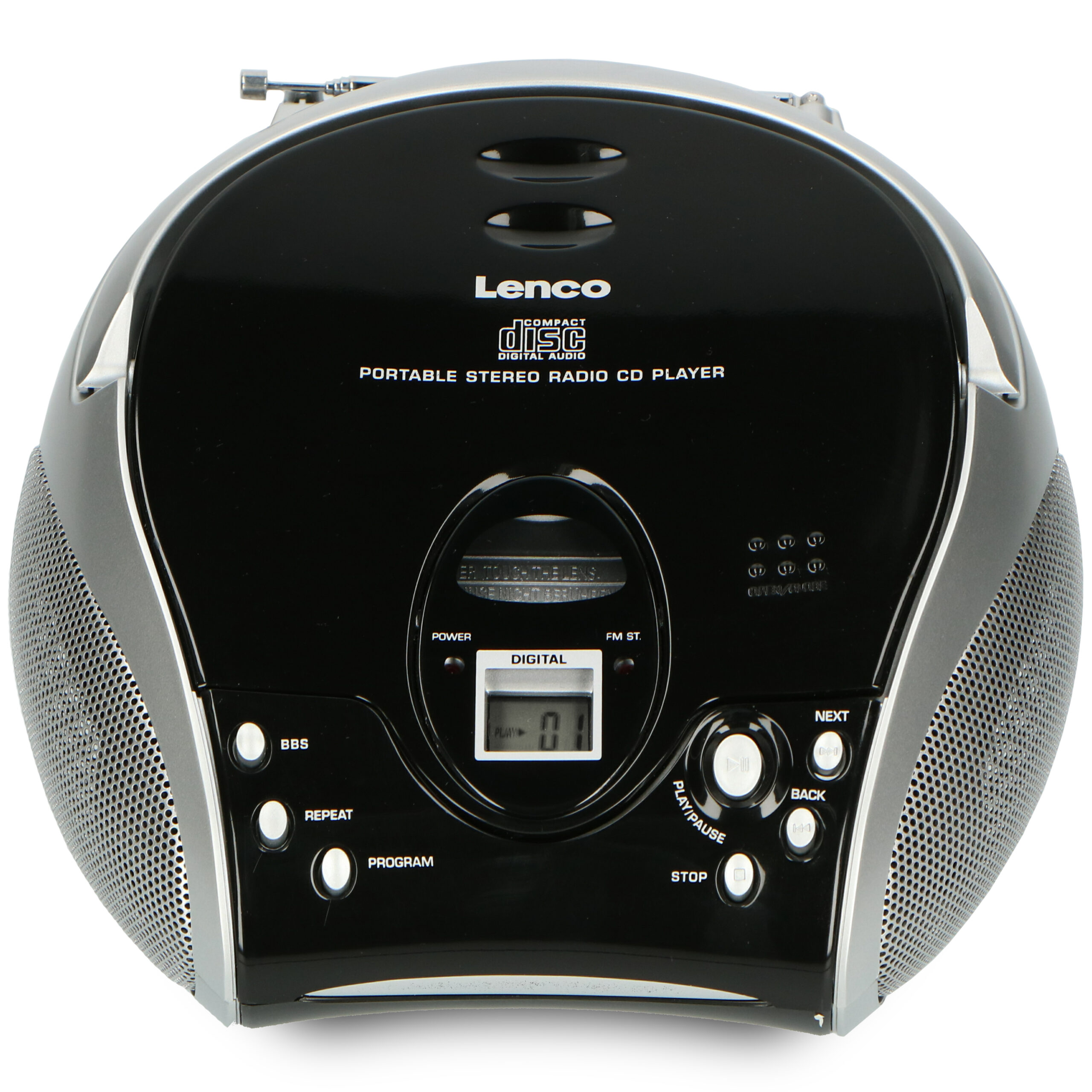 Draagbare stereo FM radio met CD-speler - Afbeelding 2