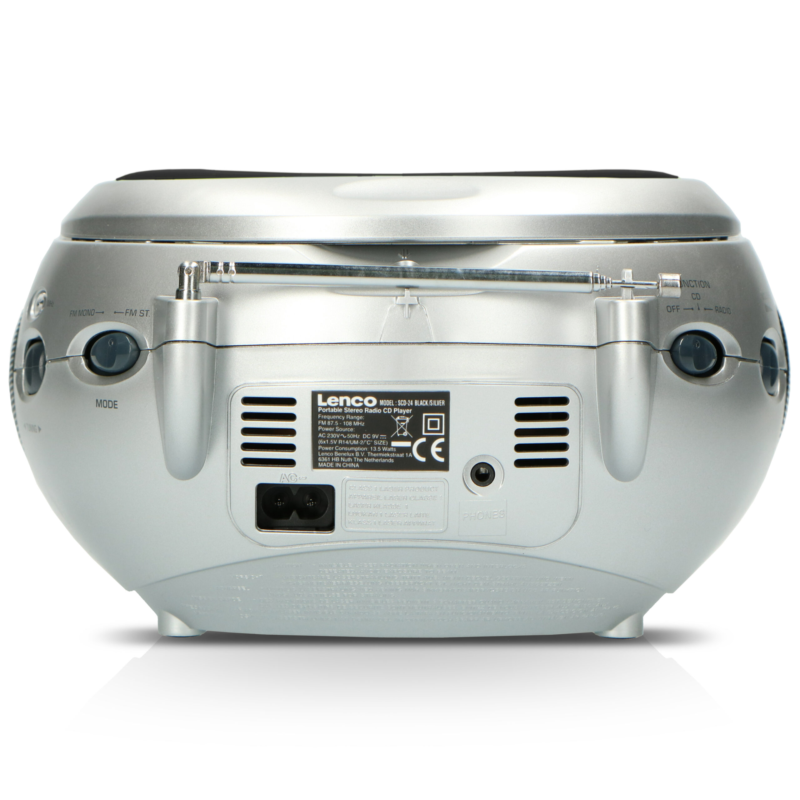 Draagbare stereo FM radio met CD-speler - Afbeelding 7