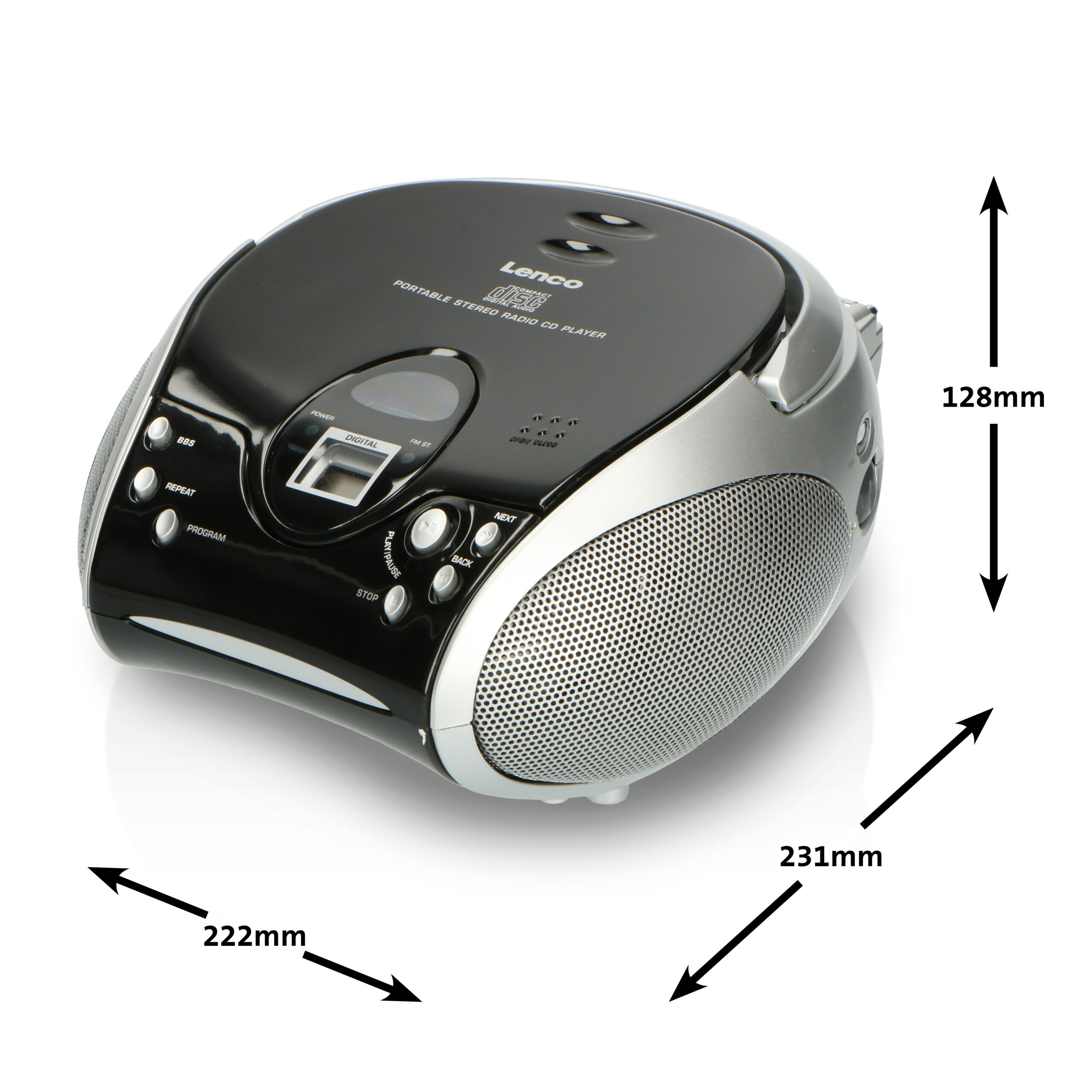 Draagbare stereo FM radio met CD-speler - Afbeelding 13