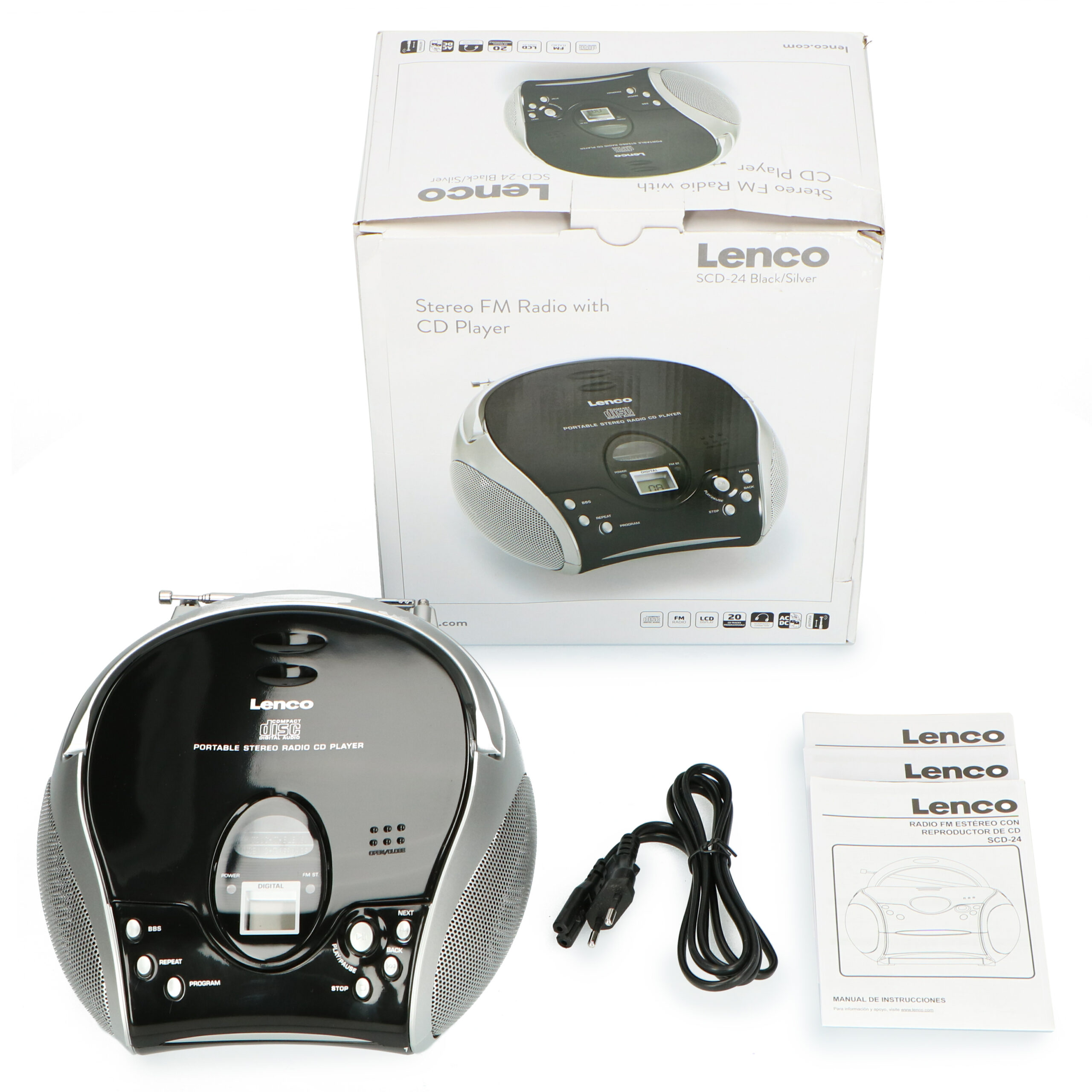 Draagbare stereo FM radio met CD-speler - Afbeelding 14