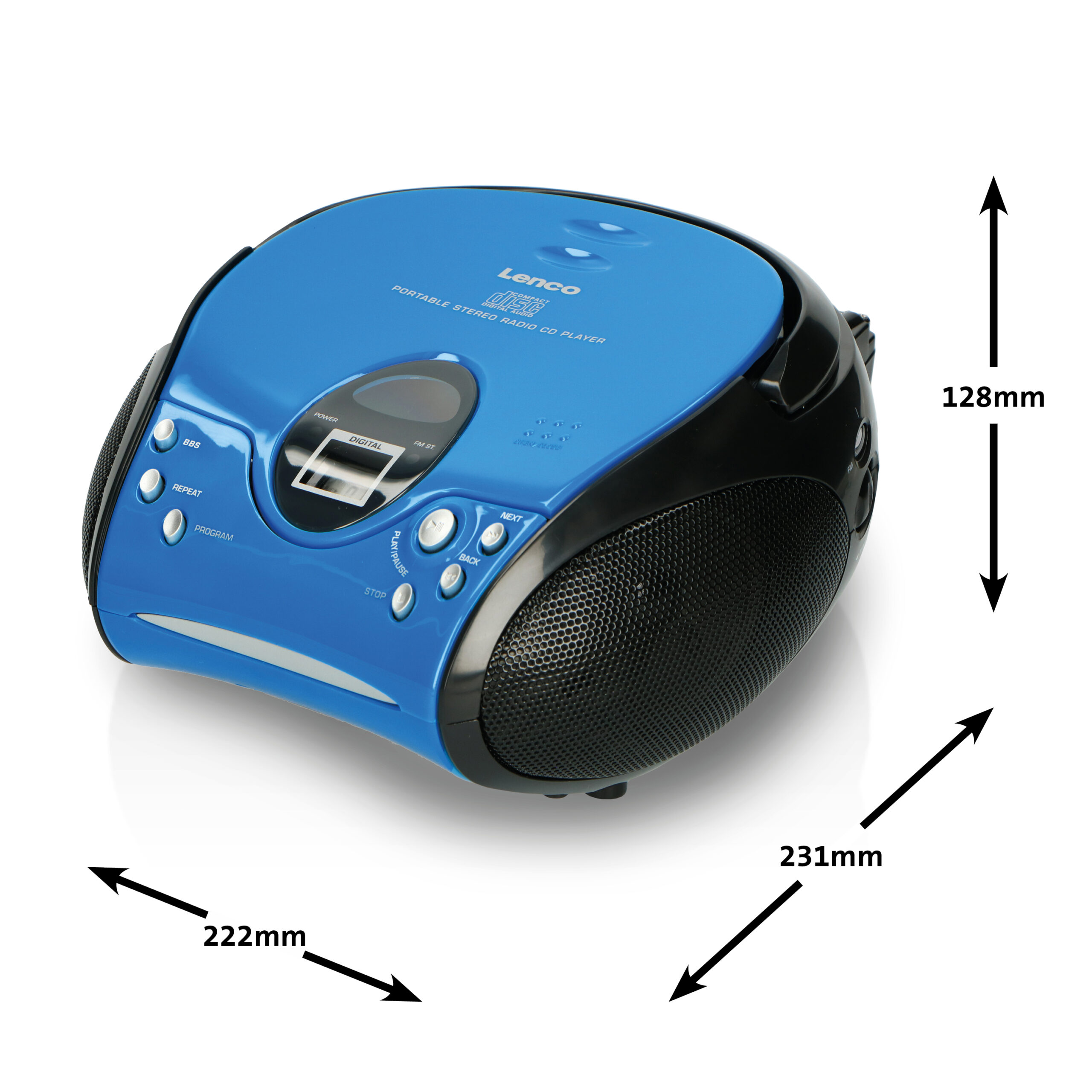 Draagbare stereo FM radio met CD-speler - Afbeelding 13