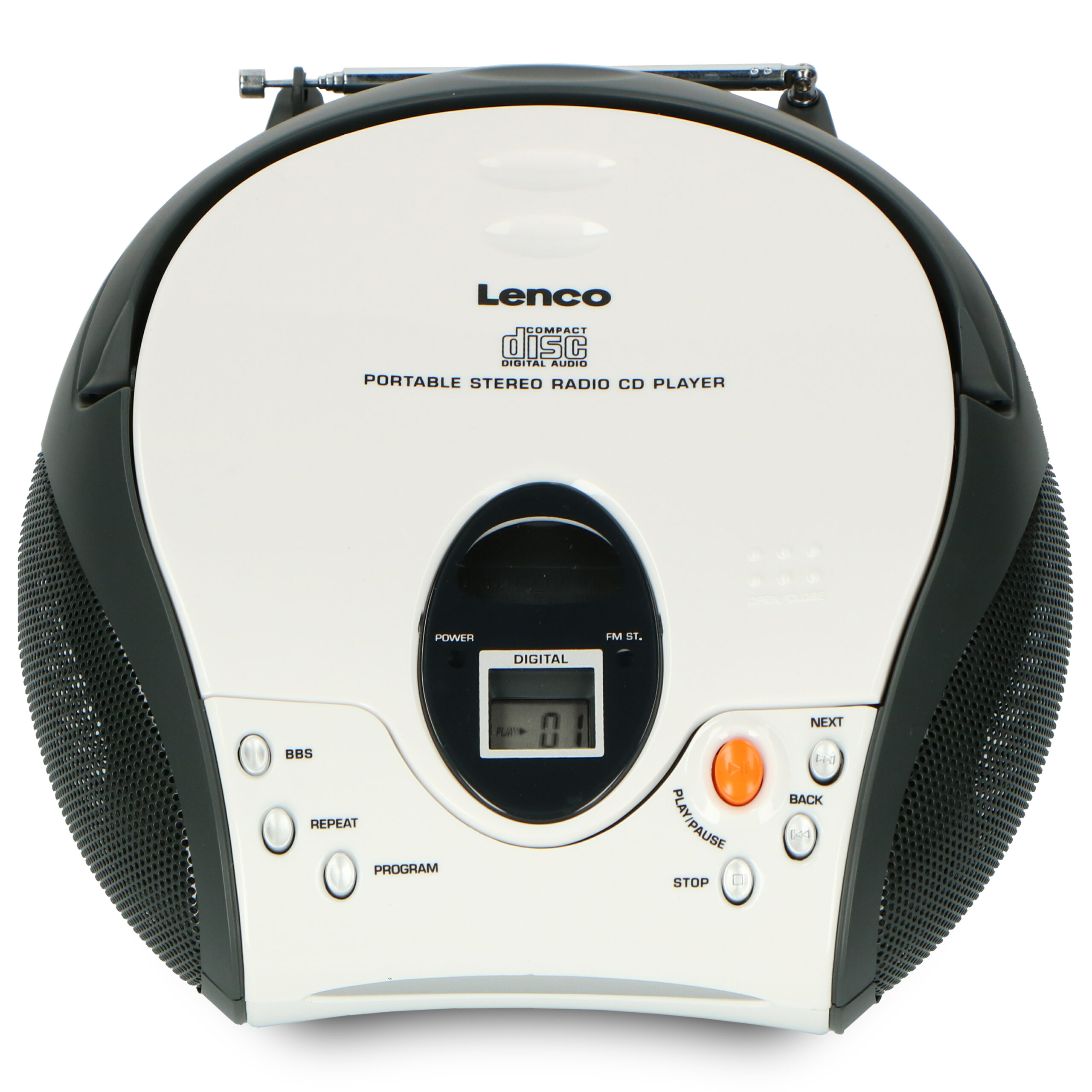 Draagbare stereo FM radio met CD-speler - Afbeelding 3