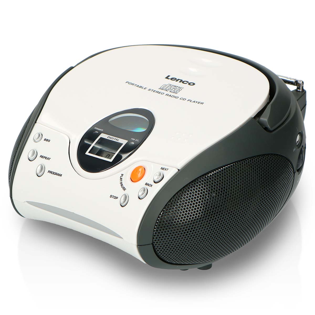 Draagbare stereo FM radio met CD-speler - Afbeelding 6